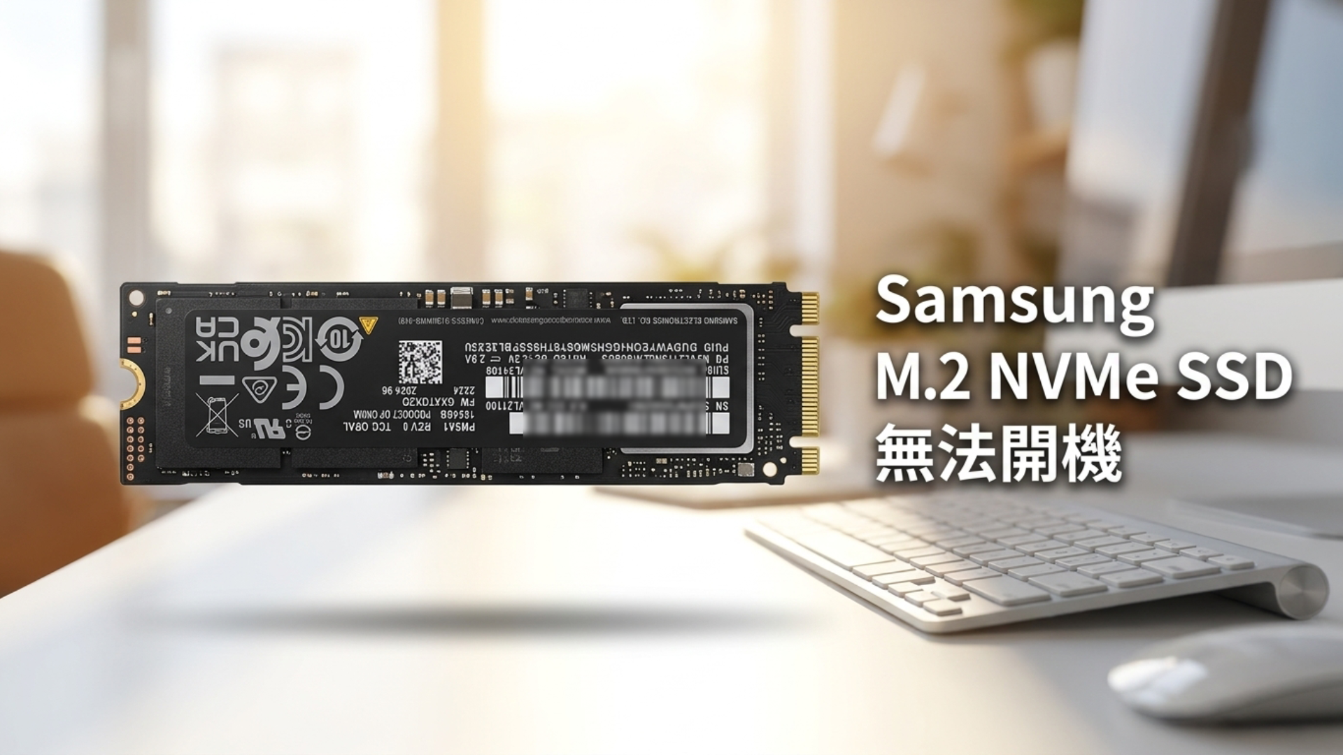 Samsung PM9A1 1TB NVMe SSD(MZ-VL21T00)Windows 無法開機 工作資料成功救援案例 - SSD