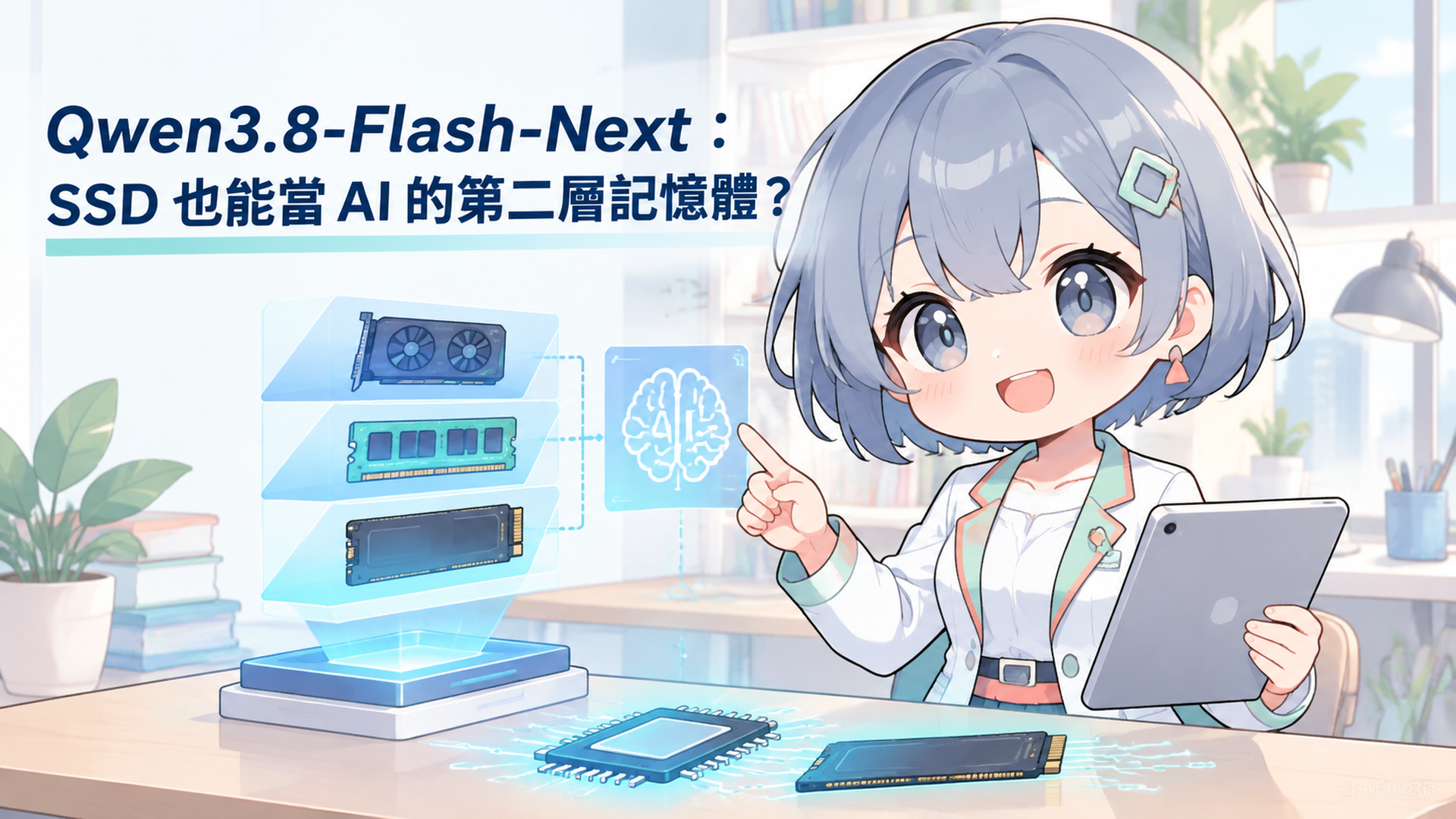 Qwen3.8-Flash-Next：SSD 也能當 AI 的第二層記憶體？ - 科技新聞